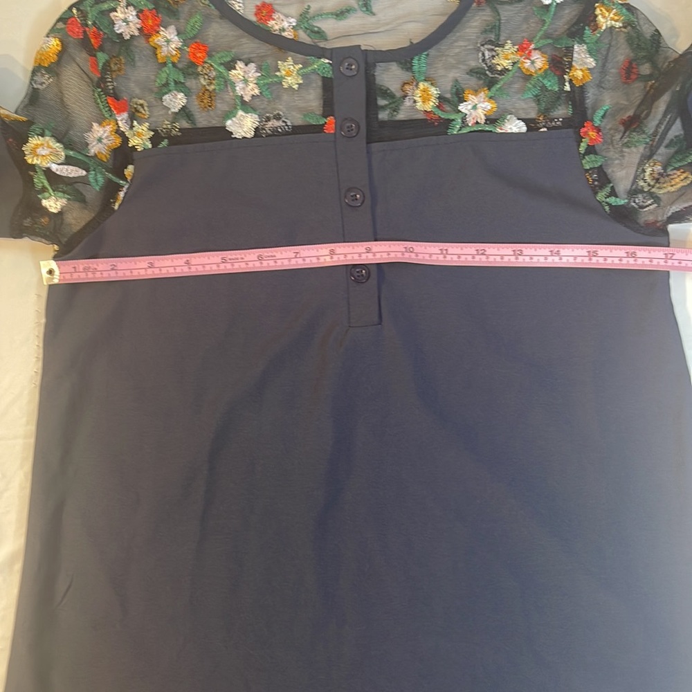 Floral blouse. Size:S - Picture 4 of 8